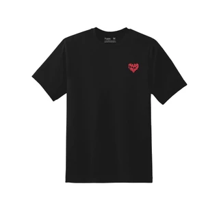 haas : NEW collection เสื้อยืดแขนสั้น Unisex สกรีน HAAS LOVE ลายหัวใจ รหัส SBSK2764