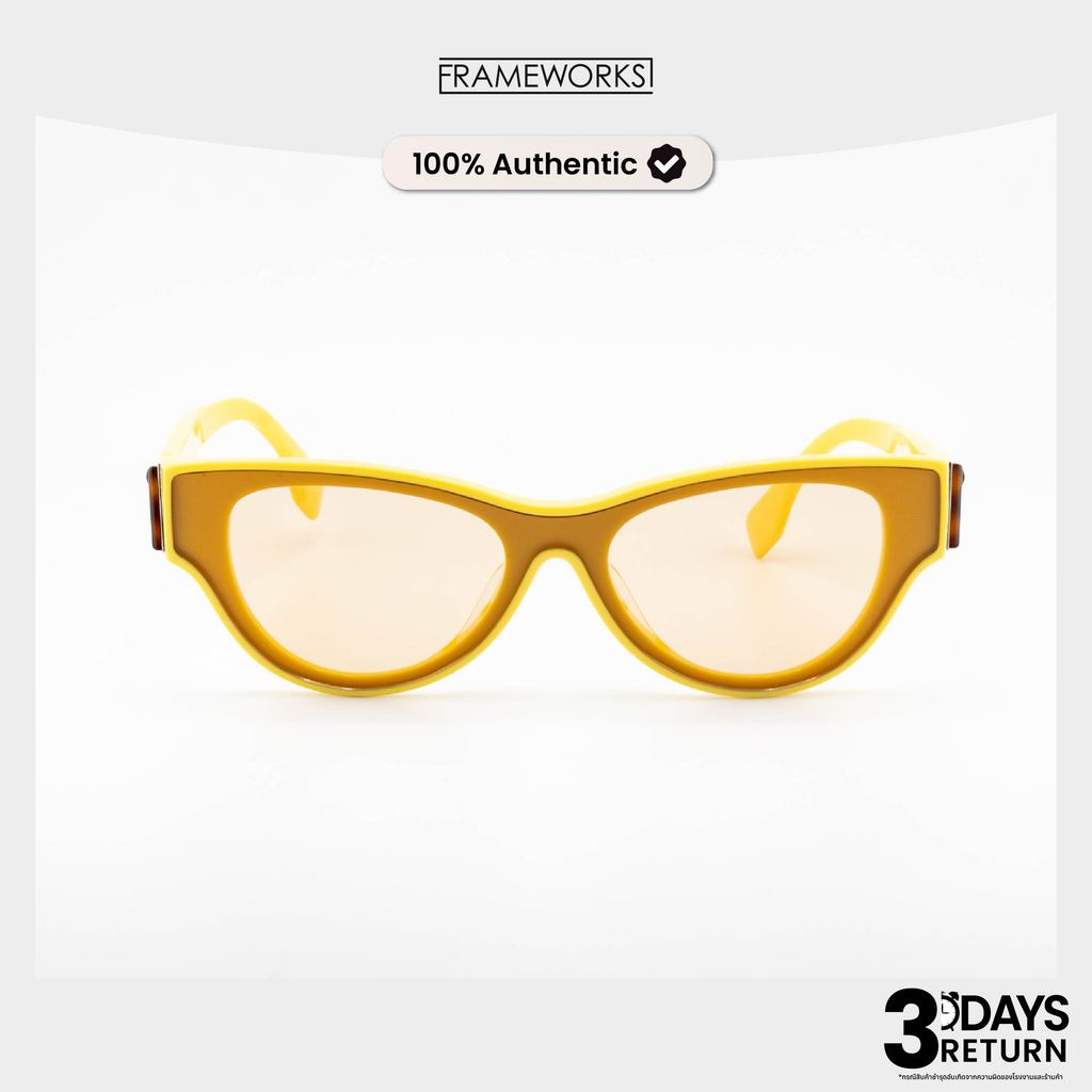 [ของแท้] FENDI FIRST แว่นกันแดด รุ่น FE40135F | มือหนึ่ง พร้อมกล่องและอุปกรณ์ครบ