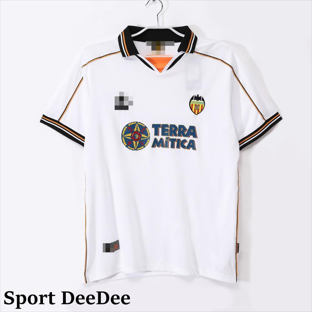 Sport DeeDee！1999/00 Valencia Home Football Short Sleeved Retro Jersey S-XXL