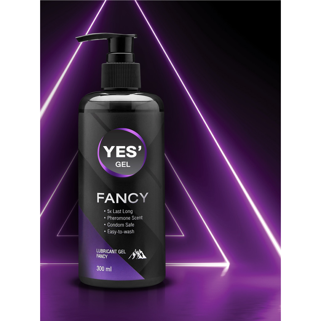 LL Zex1: YES' Fancy Gel เจลหล่อลื่น Water-based สูตรแห้งช้า กลิ่นฟีโรโมน ปริมาณ 300ml