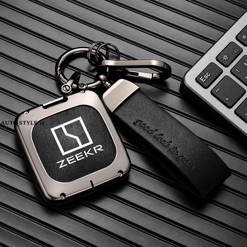 AUTOSTYLE&2025 GEELY ZEEKR 7x SUV evกล่องกุญแจรถไฟฟ้ารวมทุกอย่างสมาร์ทหล่อเด็กกุญแจรถกีฬาระดับไฮเอนด