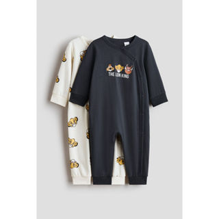 H&M(เอชแอนด์เอ็ม) ชุดนอนพิมพ์ลายแบบ 2 ชิ้น เด็กทารก 1092245_…