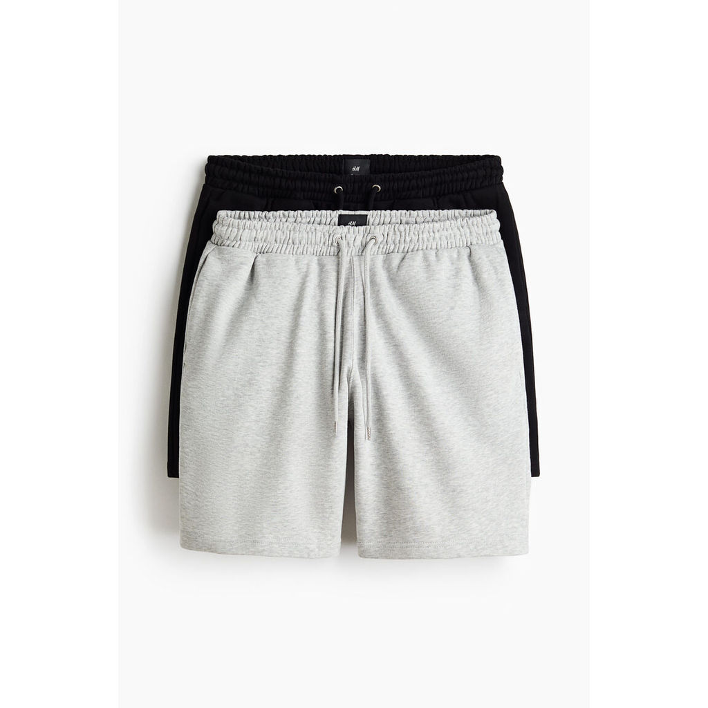 H&M(เอชแอนด์เอ็ม) กางเกงขาสั้นทรงปกติ 2 ชิ้น ผู้ชาย 1332778_1