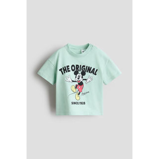 H&M(เอชแอนด์เอ็ม) เสื้อยืดผ้าฝ้ายพิมพ์ลาย เด็กทารก 1327588_1