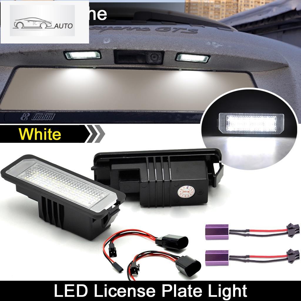 ไฟ LED ติดป้ายทะเบียนรถยนต์ สําหรับ Porsche 911 Carrera Targa 987 Boxster Cayman 958 Cayman 987 981 