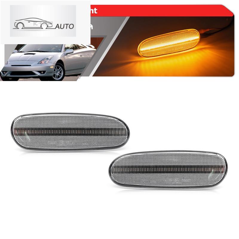 สําหรับ Toyota Celica ZST230 T230 Supra JZA80 A80 MR2 Spyder ZZW30 W30 ด้านหน้า Amber Led Side Marke