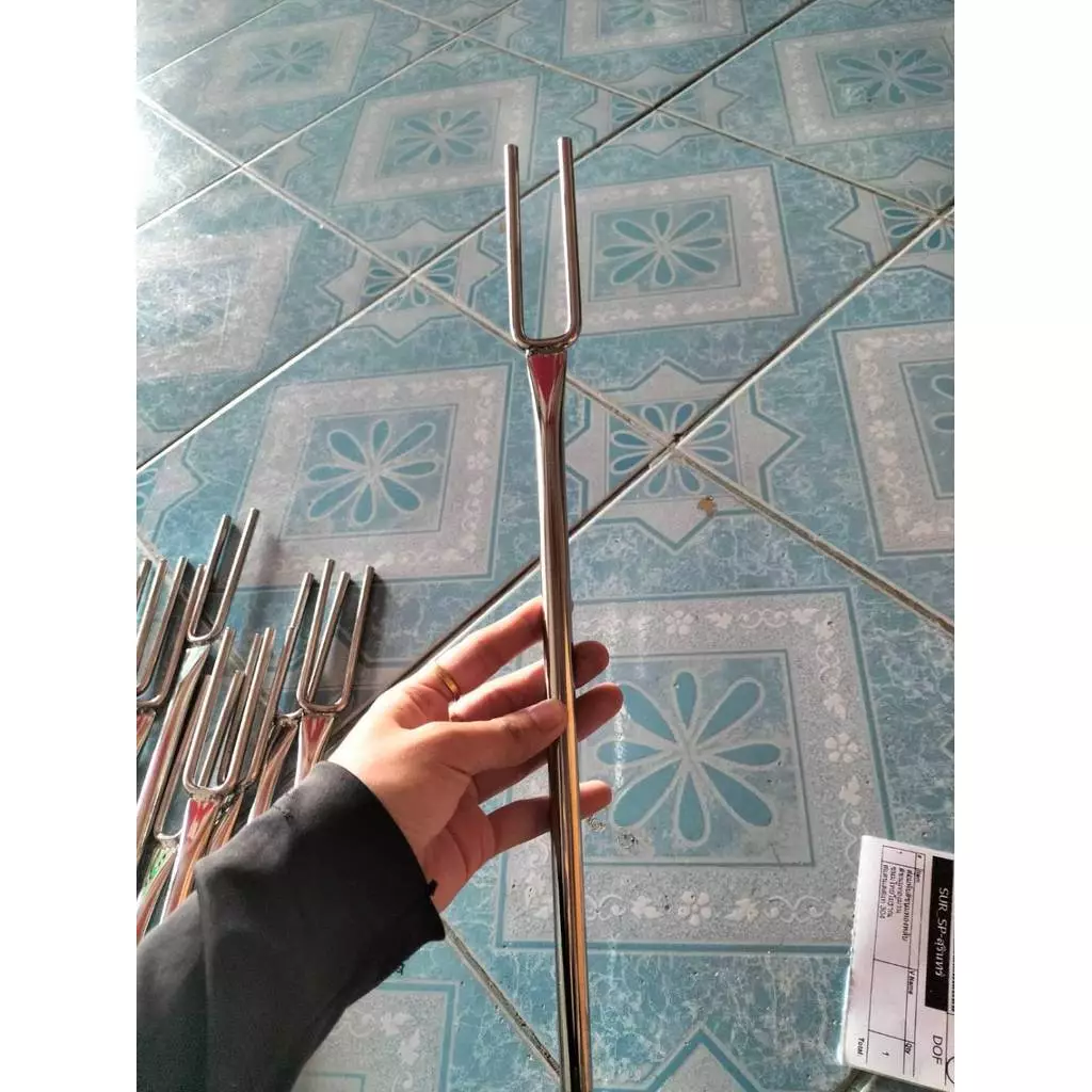 ส้อมพับ#ขนมทองพลับ #ขนมทองม้วน ขนมไทยโบราณ สแตนเลสแท้ 304 (ไซร์มาตรฐาน)