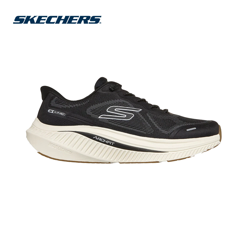 Skechers สเก็ตเชอร์ส รองเท้าผู้ชาย Men GOwalk Max Cushioning Arch Fit Shoes - 216741-BKMT (latest)