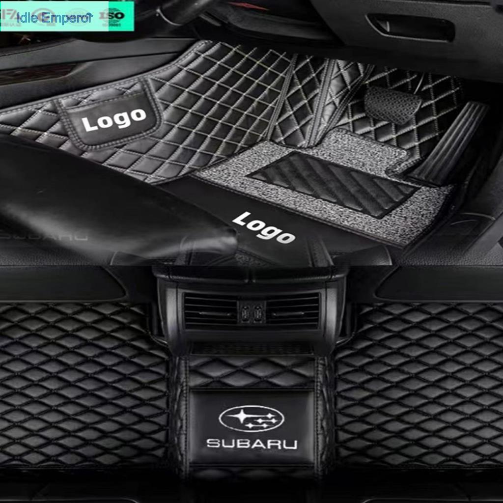 พรมรถยนต์ 6D Subaru car mat XV forester BRZ Outback WRX leather auto floor mat/car carpet