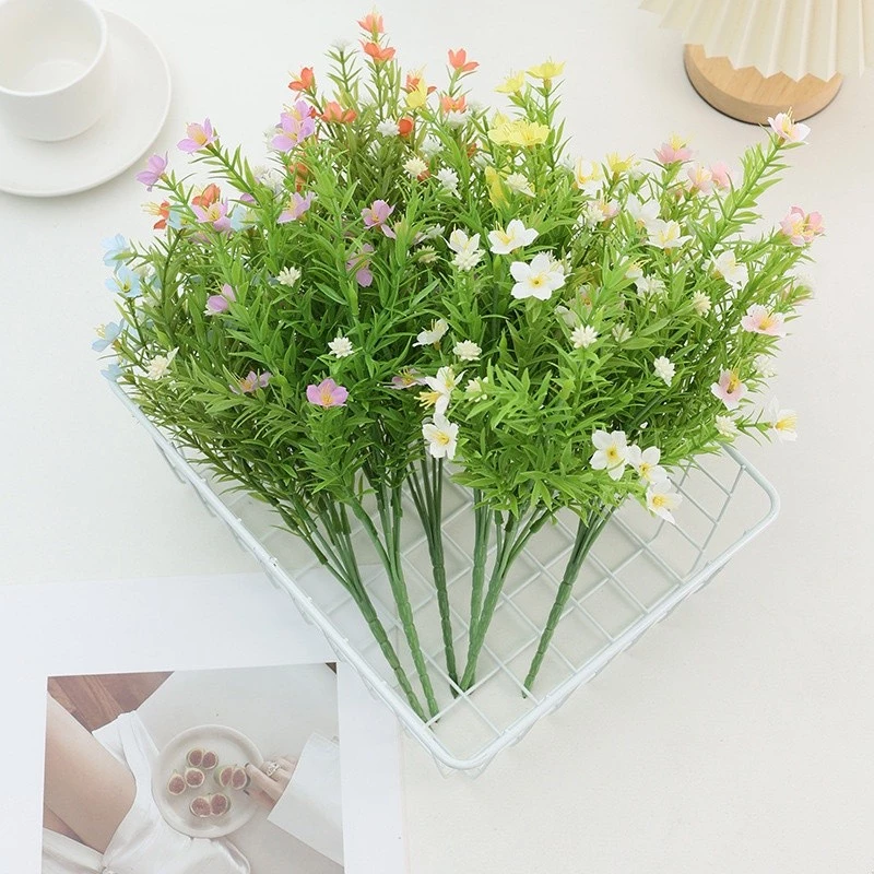 พร้อมส่งในไทย ดอกเดซี่ ปลอม แพ็ก สีสวยสดใส ตกแต่งห้องและบ้าน ดอกไม้ปลอม ดอกไม้ประดับห้อง