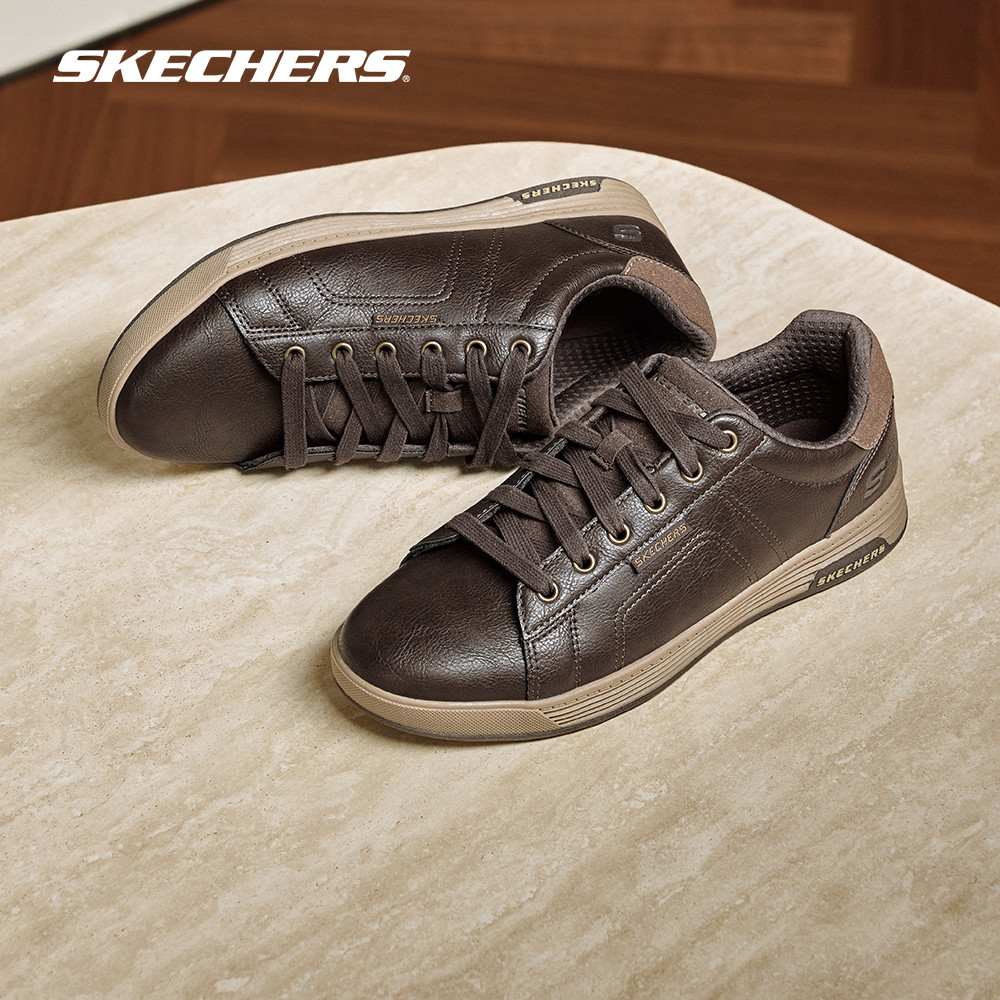 Skechers สเก็ตเชอร์ส รองเท้าผู้ชาย Men Cavell Usa Street Wear Shoes - 210946-CHOC - Air-Cooled Memory Foam