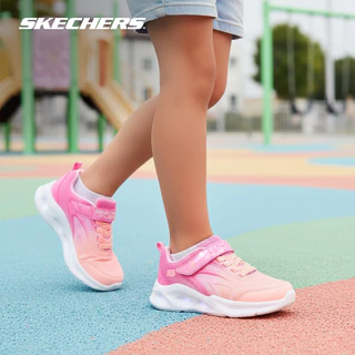 Skechers สเก็ตเชอร์ส รองเท้าเด็กผู้หญิง Girls Sola Glow Shoes - 303713L-PKMT (latest)