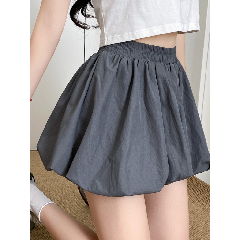 onemai กางเกงบอลลูน เอวสม็อค ยืดได้เยอะ น่ารักมาก ผ้าคอตตอนใส่สบาย มีซับในกางเกง