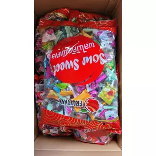 (ยกลัง)​ บ๊วยรวมรส ยกลัง 20 กก. ยี่ห้อ FRUITASY และยี่ห้อ JIN LONG ผลไม้อบแห้ง บ๊วย บ๊วยรวมรส ของกินเล่นย