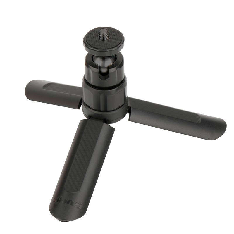 ขาตั้งกล้องโทรศัพท์ขนาดเล็กแบบพกพา w 1/4 Ballhead สําหรับกล้องโทรศัพท์ขาตั้งกล้องสําหรับ iPhone Zhiy