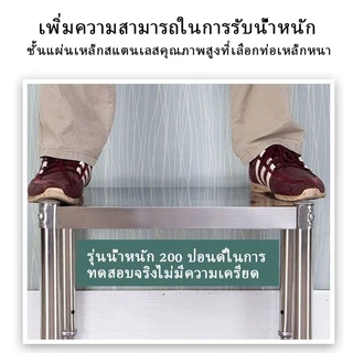 ชั้นวางสแตนเลส 1 ชั้น วางไมโครเวฟ/เตาอบ กันสนิม ประกอบง่าย ประหยัดพื้นที่