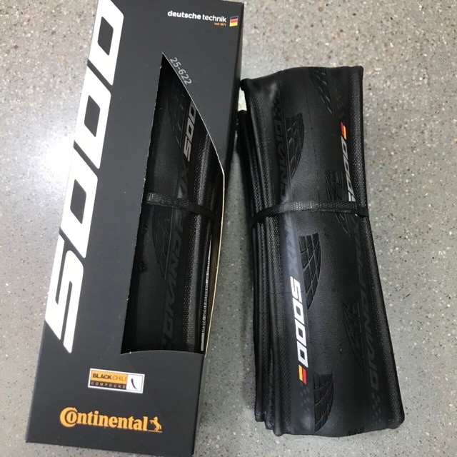 ยางนอก Continental Grand Prix 5000 GP5000, GP5000 S TR ยางพับ ขนาด 700x25c , 700x28c ขอบดำ