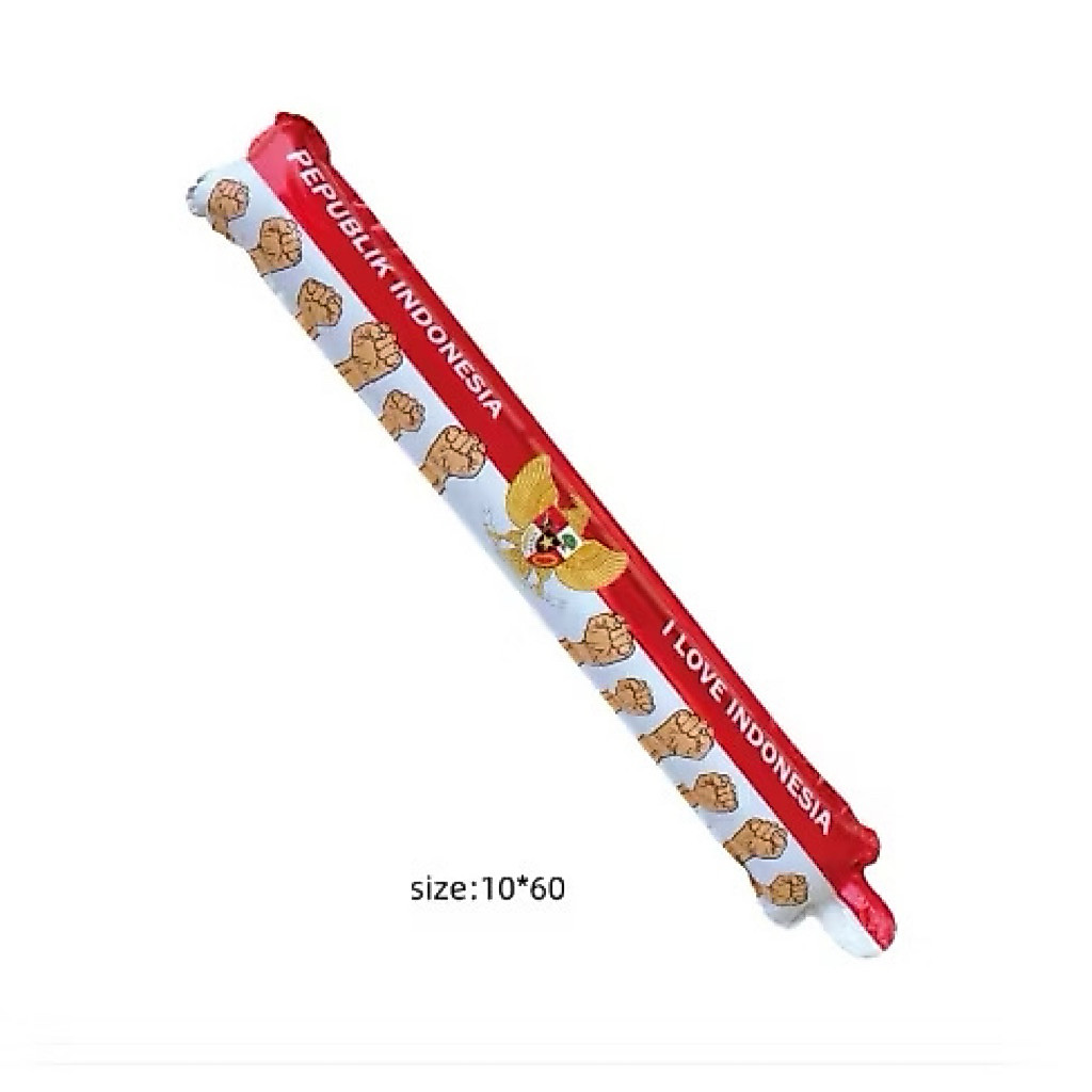 (1 ชิ้น) 17 AUGUST SUPPORTER BALLOONS / POMPOM BALLOONS / 17 AUGUST MEDAN CLAPP BALLOONS