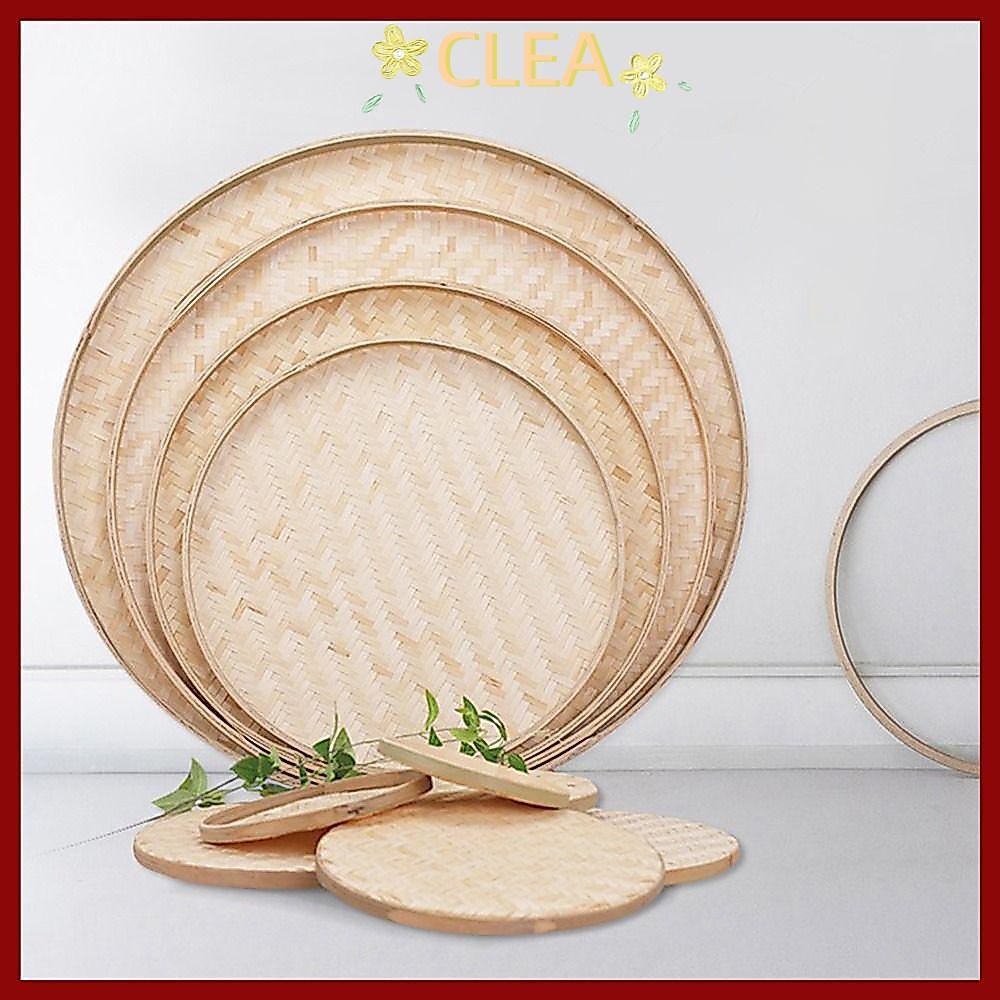 CODCALA Raft Round Punching Handmade Fruit Bread Basket Fruit Bread Basket DIY ตกแต่ง