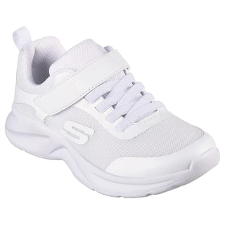 Skechers สเก็ตเชอร์ส รองเท้านักเรียนเด็กผู้หญิง Girls Dynamatic Dynamatic Shoes - 303552L-WHT (latest) (BTS)