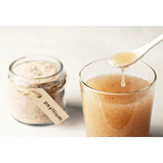 ไซเลียมฮัสก์ Psyllium Husk เกรดข้าวกล้อง Brown Psyllium Fiber ไฟเบอร์สูง ช่วยขับถ่าย 100g แพคเกจใหม่