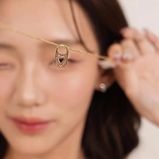 Lapaire l Poppy heart necklace สร้อยคอ