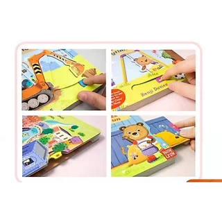 Bizzy Bear หนังสือภาษาอังกฤษสำหรับเด็กแบบนิทานเลื่อนขยับ หนังสือกิจกรรม
