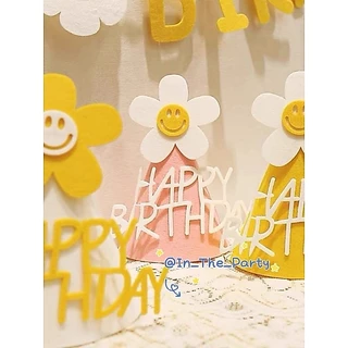 หมวกเดซี่ หมวกวันเกิด happy Birthday งานดีที่สุด