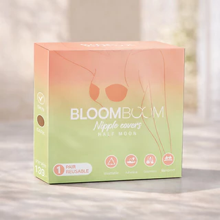 ส่งฟรี‼️ซิลิโคนปิดจุกครึ่งเต้า Bloomboom