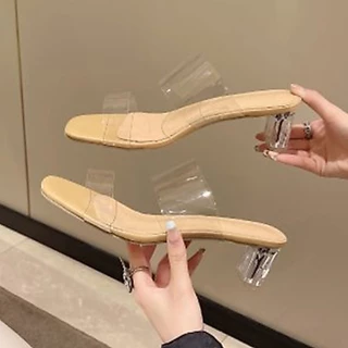 รองเท้าแตะสำหรับสุภาพสตรี ส้นสูง รองเท้า