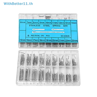 Watch Band Split Pins พร้อมกล่องสแตนเลสนาฬิกาสร้อยข้อมือสาย Link Pins TH
