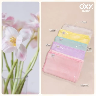OXY Baby Microfiber+ ผ้าเช็ดตัวเนื้ออ่อนโยน เนียนนุ่ม ละเอียดพิเศษ ซึมซับดี แห้งไว ไม่เป็นขน