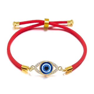Gmai Blessed Evil Eye สร ้ อยข ้ อมือผู ้ หญิง Lucky Amulet สายรัดข ้ อมือปรับของขวัญอุปกรณ ์ เสริม