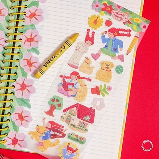 little moody sticker สติ๊กเกอร์น่ารักไดคัทพร้อมแปะ ทน กันน้ำ givememuseums