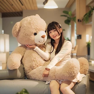 Oldlaiben ตุ๊กตาหมีตัวใหญ่ 90/120/160cm ขนนุ่ม น่ารักมาก ของขวัญให้แฟน วาเลนไทน์ ปัจฉิม หมีขนนุ่ม