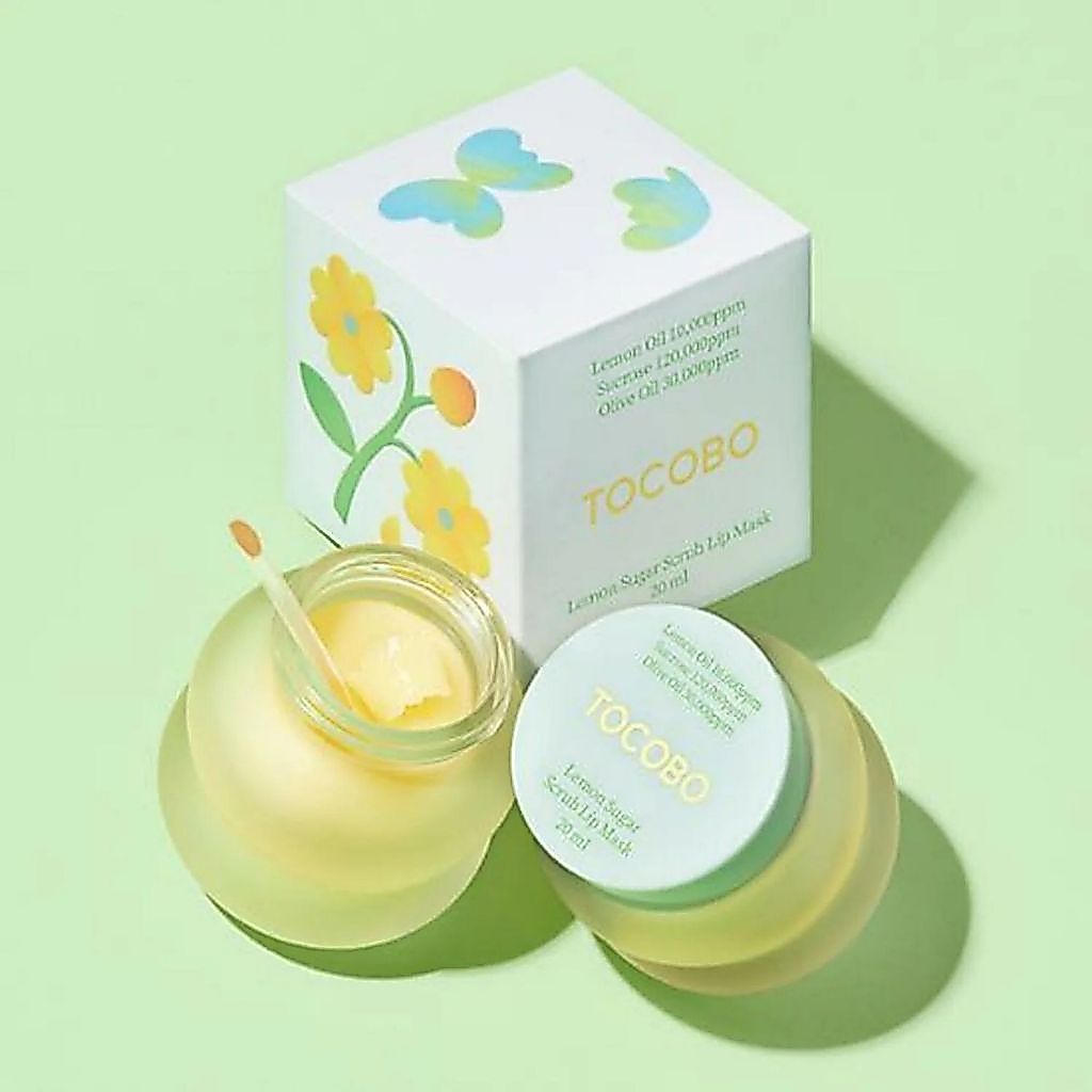 [ลิปสครับมาส์ก] TOCOBO Lemon Sugar Scrub Lip Mask 20ml — صورة 5