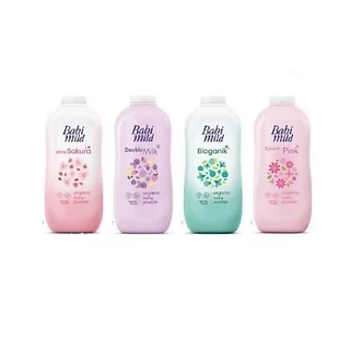 Babi Mild® แป้งเด็ก เบบี้มายด์ ดับเบิ้ลมิลค์ ออร์แกนิก 350 กรัม