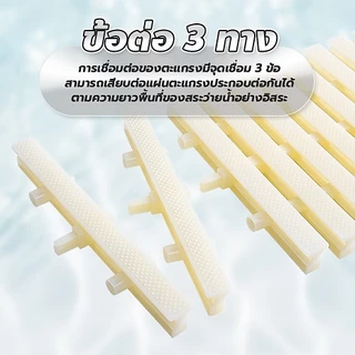 MAO ตะแกรงสระว่ายน้ำกันลื่นห้องน้ำห้องครัว 20ซม. , 25ซม. , 30ซม สีขาว ป้องกันการลื่นไถล ติดตั้งง่าย