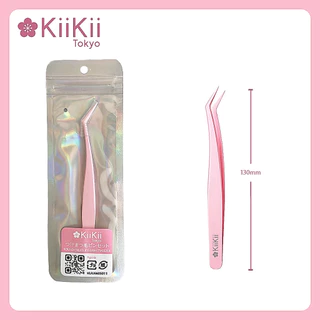 KiiKii Beauty แหนบต่อขนตา ที่คีบขนตา แหนบสแตนเลส สําหรับติดขนตาปลอม ความแม่นยําสูง ต่อขนตา 1 ชิ้น