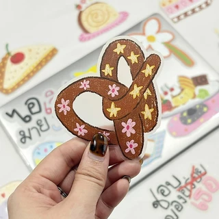 amuse.stuff-big sticker flower สติ้กเกอร์ขนาดใหญ่สุดน่ารัก