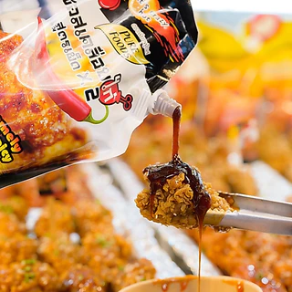 ซอสเคลือบไก่ สูตร เผ็ดx2 ไก่เผ็ด ขนาด 1000 กรัม มีฮาลาล เผ็ดมาก ซอสไก่เกาหลี ไก่เผ็ดเกาหลี