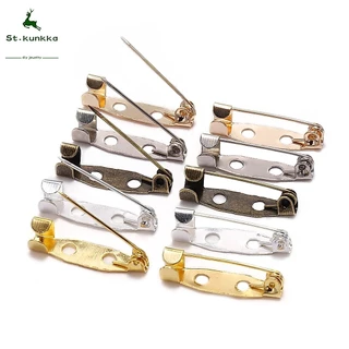 ฐานเข็มกลัด 15-40mm 50 ชิ้น อุปกรณ์เสริม DIY สำหรับ เครื่องประดับ และหัตถกรรม
