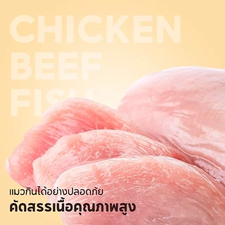 อาหารแมวเปียก40g ขนมแมวเลีย ของกินเล่นแมวอาหารแมว อาหารสุดโปรดของแมวอ าหารแมวเนื้อแท้ 98%