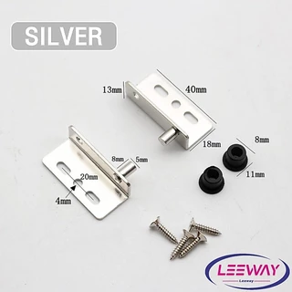 Leeway【มีสินค้าในสต๊อก】 บานพับซ่อน ประตูตู้ บานพับหมุน ทนทาน ป้องกันสนิม ฮาร์ดแวร์ในครัวเรือน Pivot Hinges
