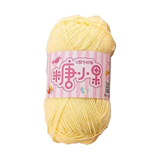 ไหมพรม 2ply คอตตอนนมเส้นเล็ก 40 กรัม พร้อมส่ง