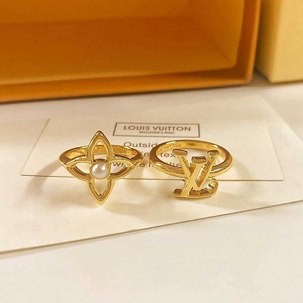 แหวนLv  งานสวย คุณภาพVIP ปั๊มครบ งานเทียบงานสวยเป๊ะ ส่งจากไทย🇹🇭