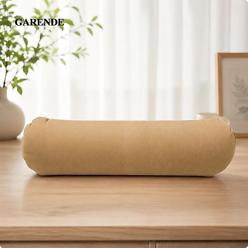 [Garende] หมอนข้างเป่าลม Flocked Inflatable Body Pillow กาแฟทรงกระบอก