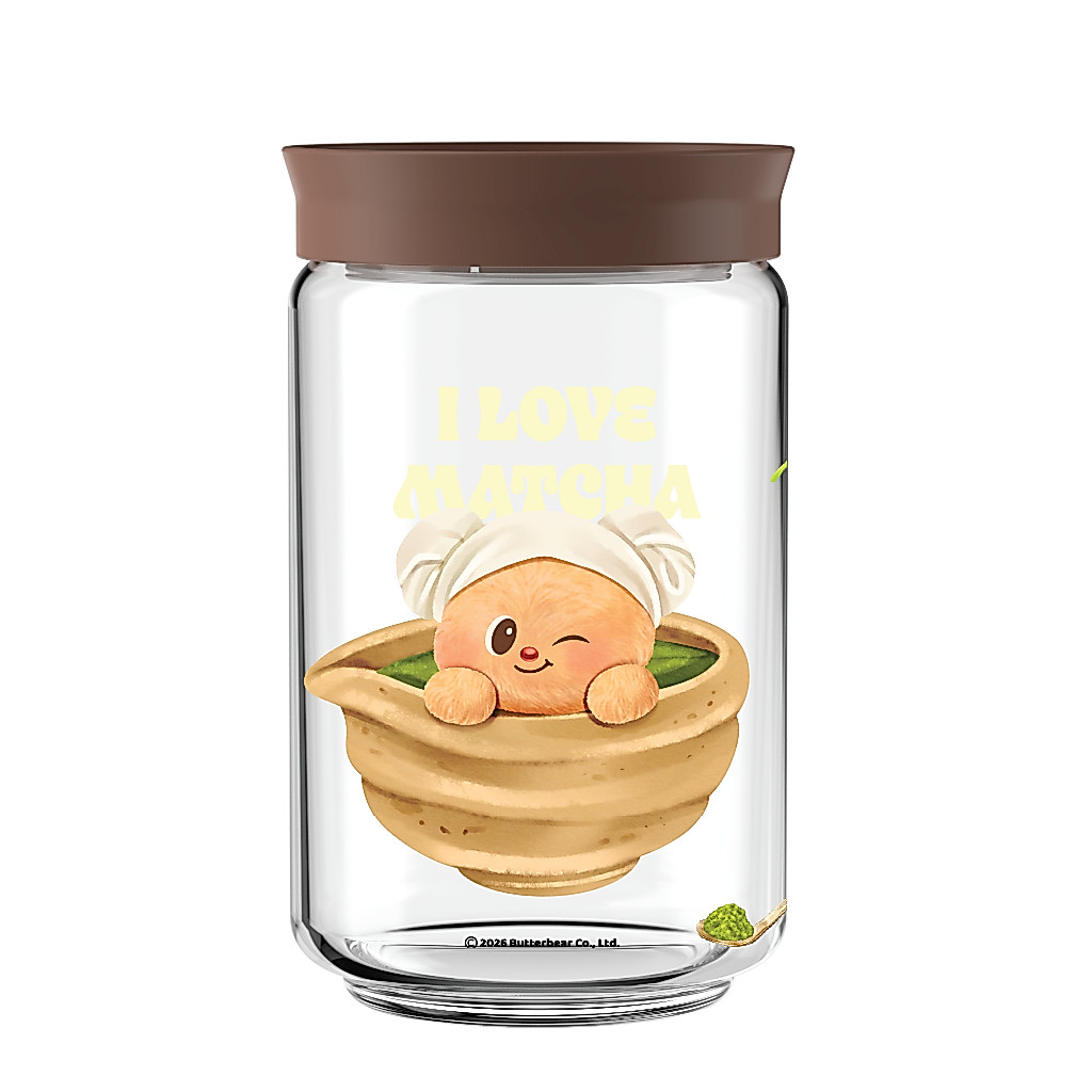 [ของสมนาคุณห้ามจำหน่าย][GWP] BUTTERBEAR MATCHA JAR 750 ML.