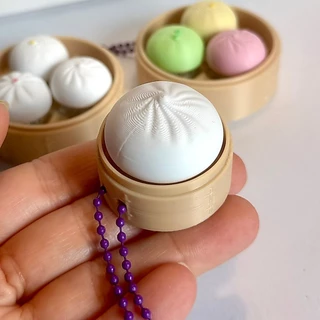 Bao Bun Clicker ซาลาเปาฮีลใจ คลิกได้1-3ปุ่ม พวงกุญแจ คลายเครียด กึ่งแฮนด์เมด