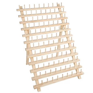 Cons พับผู้ถือด้าย 30 80 120 Spools เย็บเย็บปักถักร้อย Thread Rack Organizer แขวนผนังกรวยขาตั้งชั้นวาง Ne